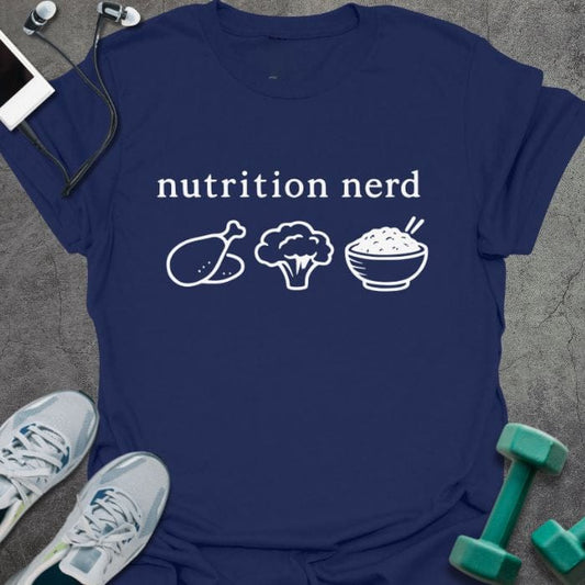 T-Shirt Navy / S Nutrition Nerd T-Shirt