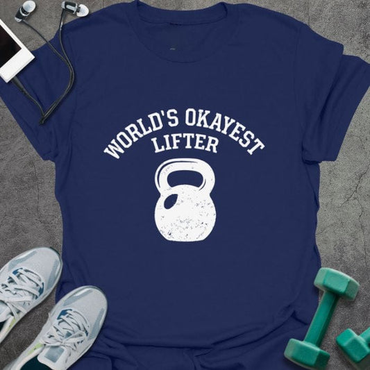 T-Shirt Navy / S Okay Lifter T-Shirt