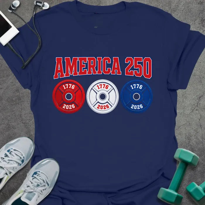T-Shirt Navy / S Patriot Plates T-Shirt