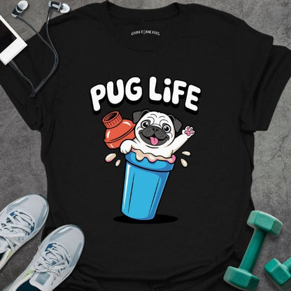 T-Shirt Navy / S Pug Life T-Shirt