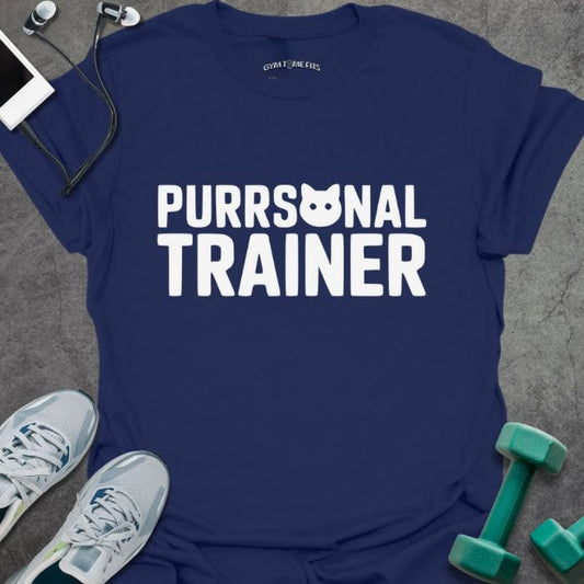 T-Shirt Navy / S Purrsonal Trainer T-Shirt