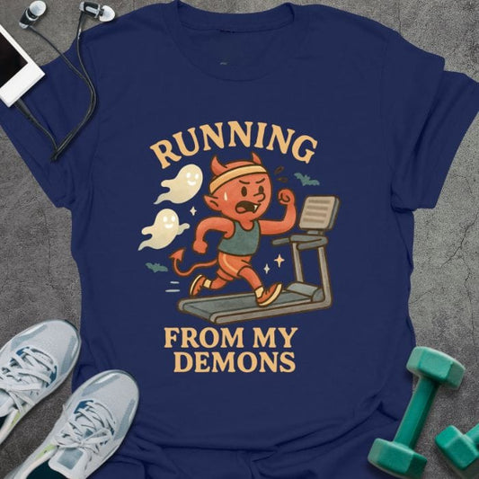 T-Shirt Navy / S Running Demon T-Shirt
