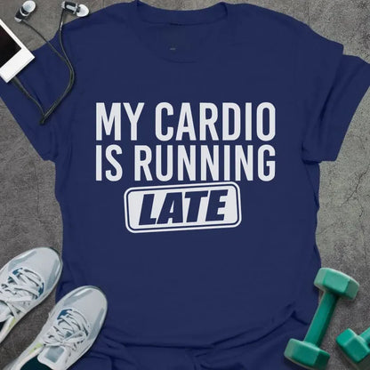 T-Shirt Navy / S Running Late T-Shirt