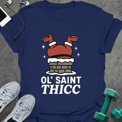 T-Shirt Navy / S Saint Thicc T-Shirt