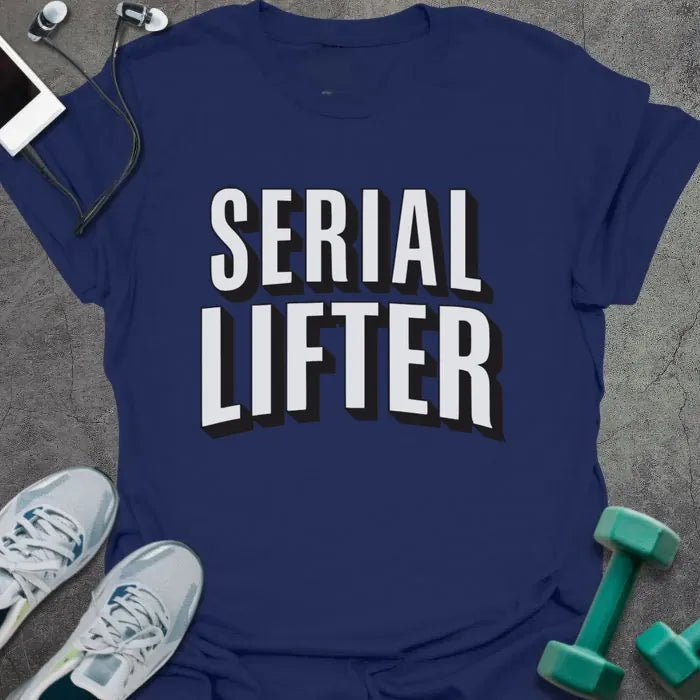 T-Shirt Navy / S Serial Lifter T-Shirt