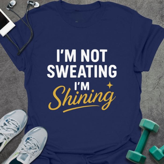 T-Shirt Navy / S Shining T-Shirt