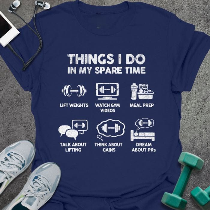T-Shirt Navy / S Spare Time T-Shirt