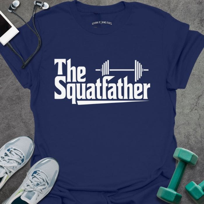 T-Shirt Navy / S SquatfatherT-Shirt