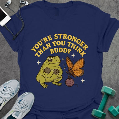 T-Shirt Navy / S Stronger Than T-Shirt