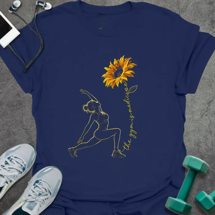 T-Shirt Navy / S Sunflower Medicine T-Shirt