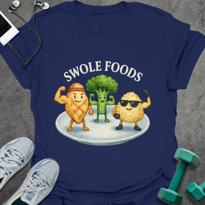 T-Shirt Navy / S Swole Foods T-Shirt