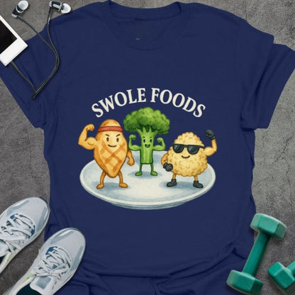T-Shirt Navy / S Swole Foods T-Shirt