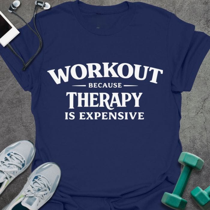 T-Shirt Navy / S Therapy Is T-Shirt