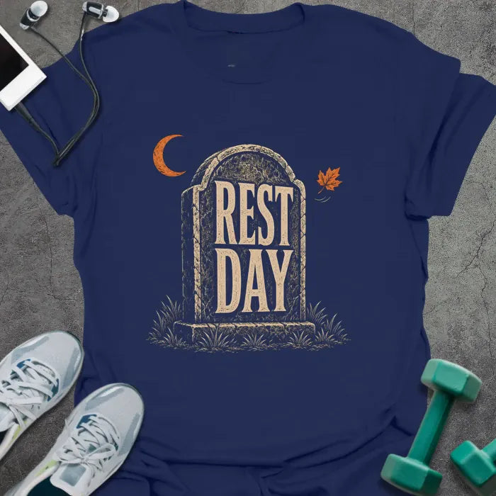 T-Shirt Navy / S Tombstone Rest T-Shirt