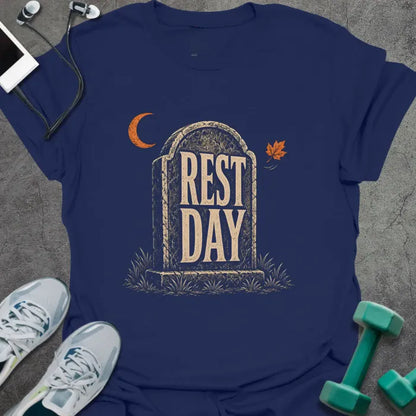 T-Shirt Navy / S Tombstone Rest T-Shirt