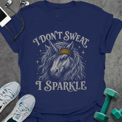 T-Shirt Navy / S Unicorn Sparkle T-Shirt