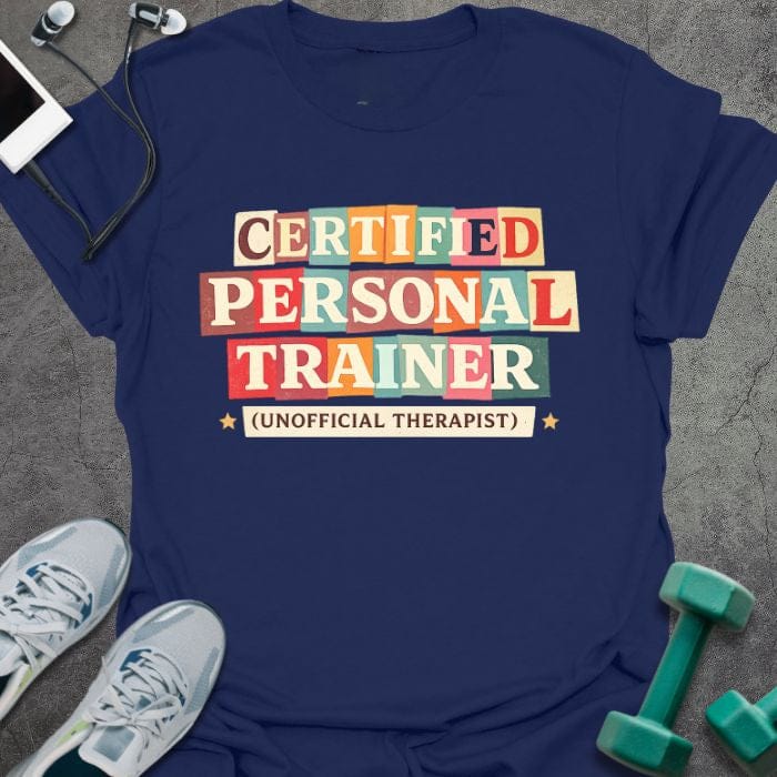 T-Shirt Navy / S Unofficial Therapist T-Shirt