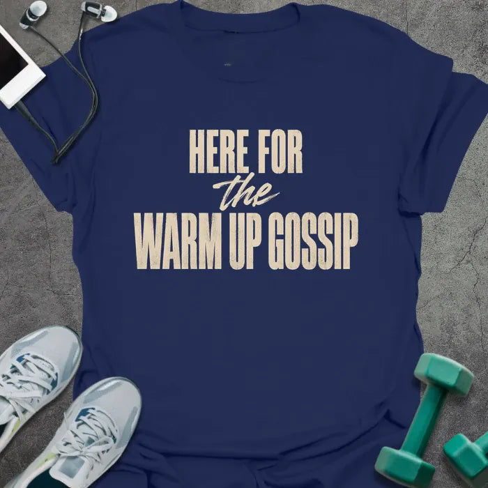 T-Shirt Navy / S Warmup Gossip T-Shirt