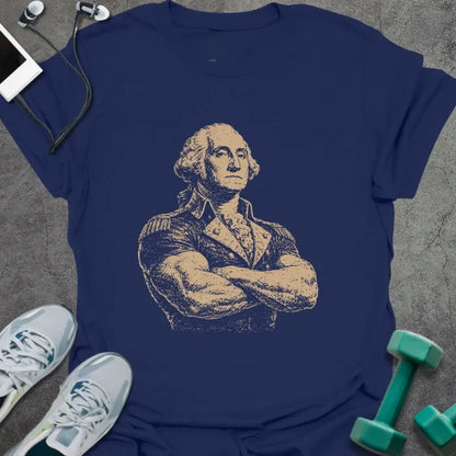 T-Shirt Navy / S Washington Pose T-Shirt