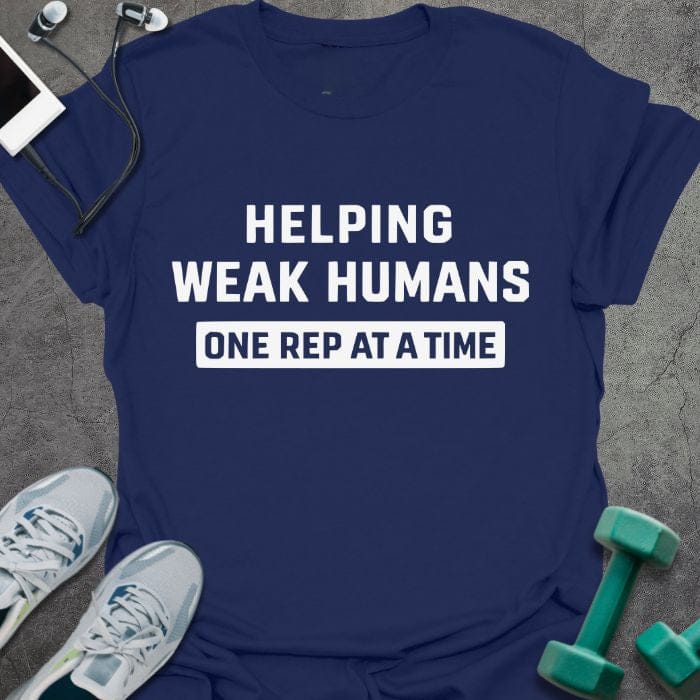 T-Shirt Navy / S Weak Humans T-Shirt