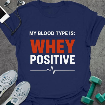 T-Shirt Navy / S Whey Positive T-Shirt