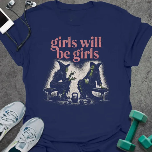 T-Shirt Navy / S Witch Gossip T-Shirt