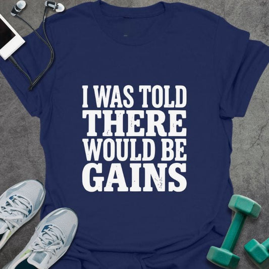 T-Shirt Navy / S Would Be Gains T-Shirt