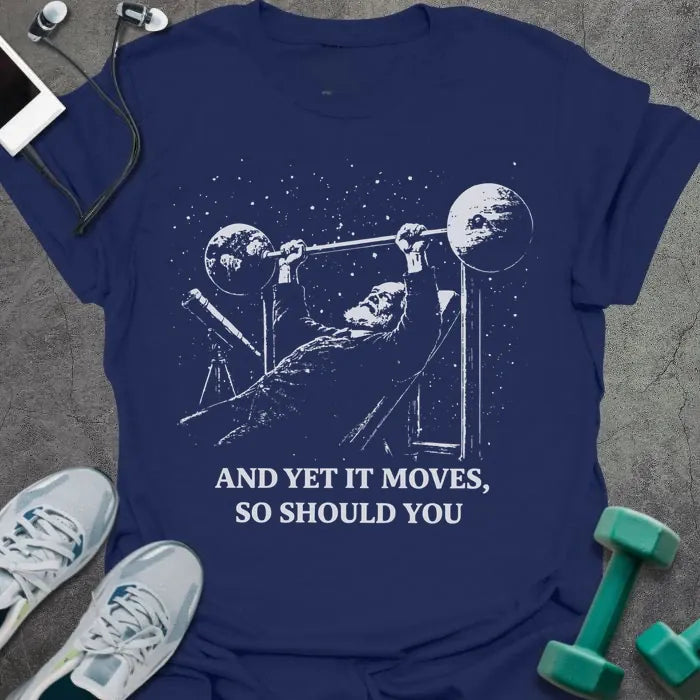 T-Shirt Navy / S Yet It Moves T-Shirt