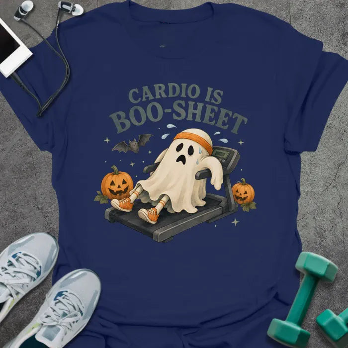 T-Shirt Navy / XS Boo Sheet T-Shirt
