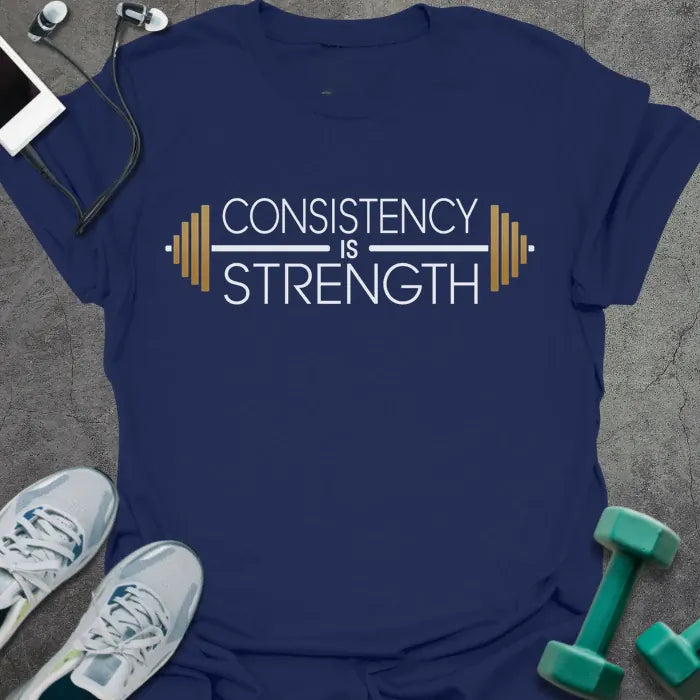 T-Shirt Navy / XS Consistency Strength T-Shirt