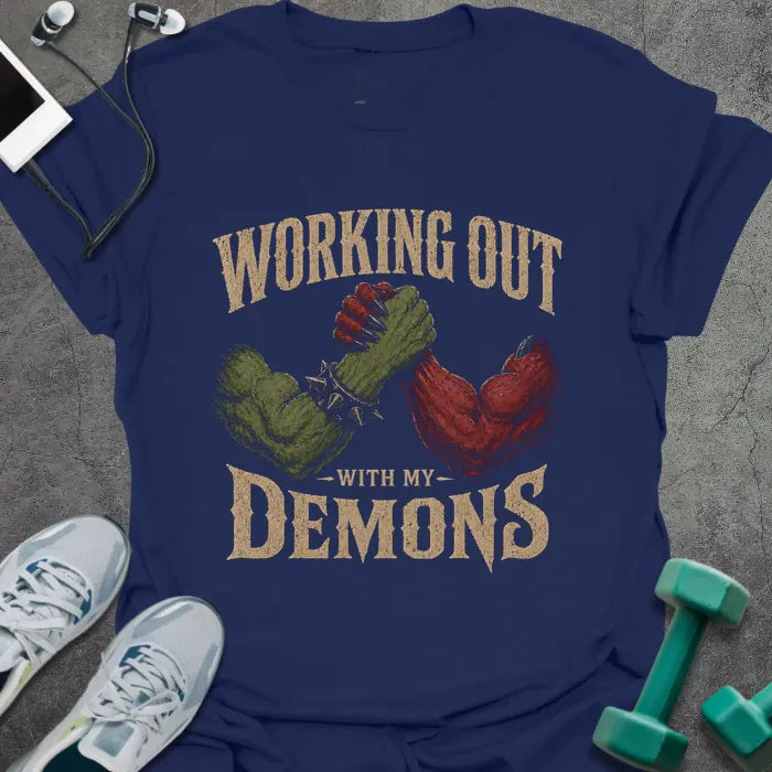 T-Shirt Navy / XS Demon Workout T-Shirt