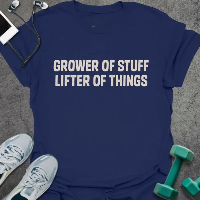 T-Shirt Navy / XS Grower Lifter T-Shirt
