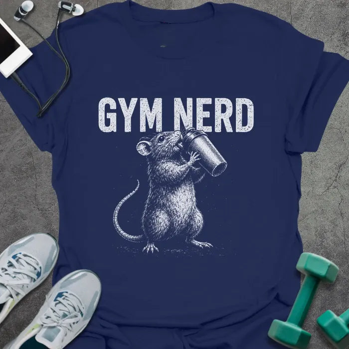 T-Shirt Navy / XS Gym Nerd T-Shirt