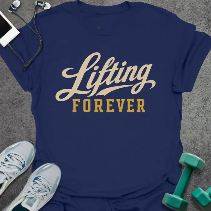 T-Shirt Navy / XS Lifting Forever T-Shirt