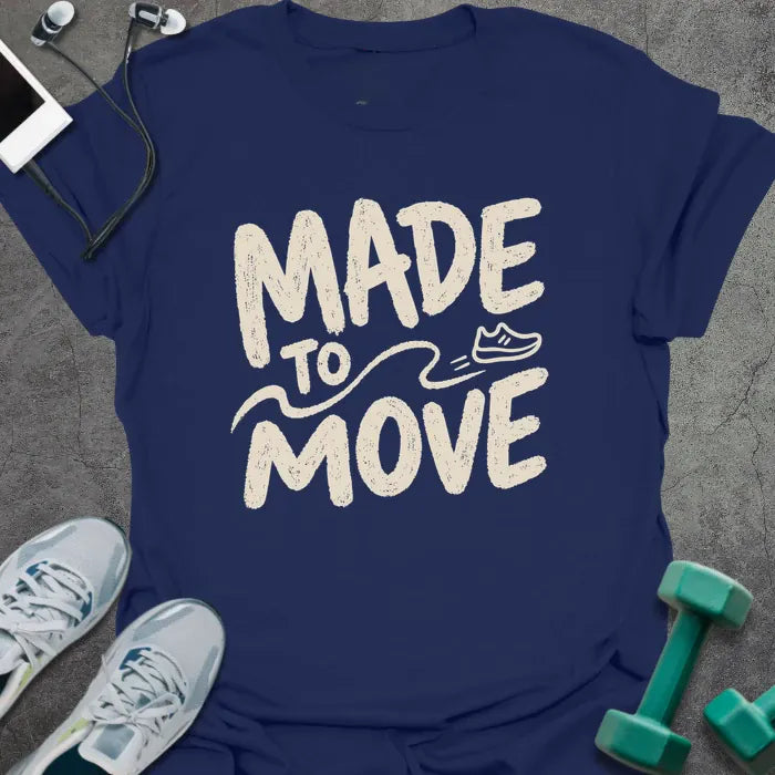 T-Shirt Navy / XS Made Move T-Shirt