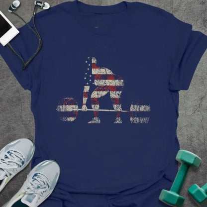 T-Shirt Navy / XS Patriot Deadlift T-Shirt