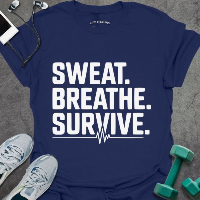 T-Shirt Navy / XS Sweat Breathe T-Shirt