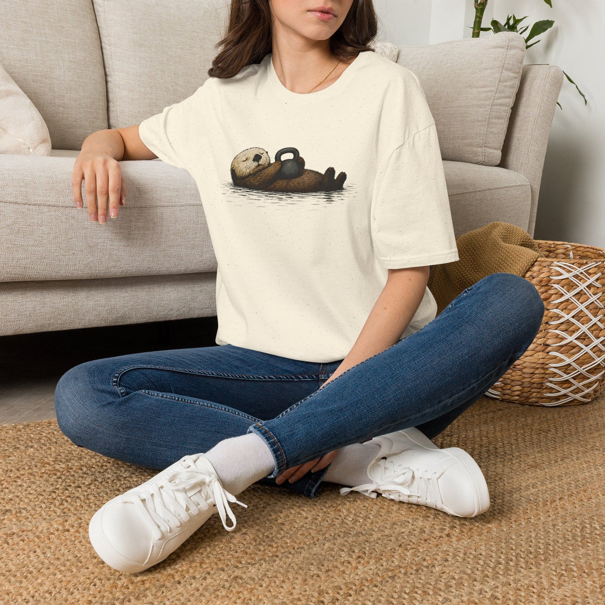T-Shirt Otter Kettlebell T-Shirt
