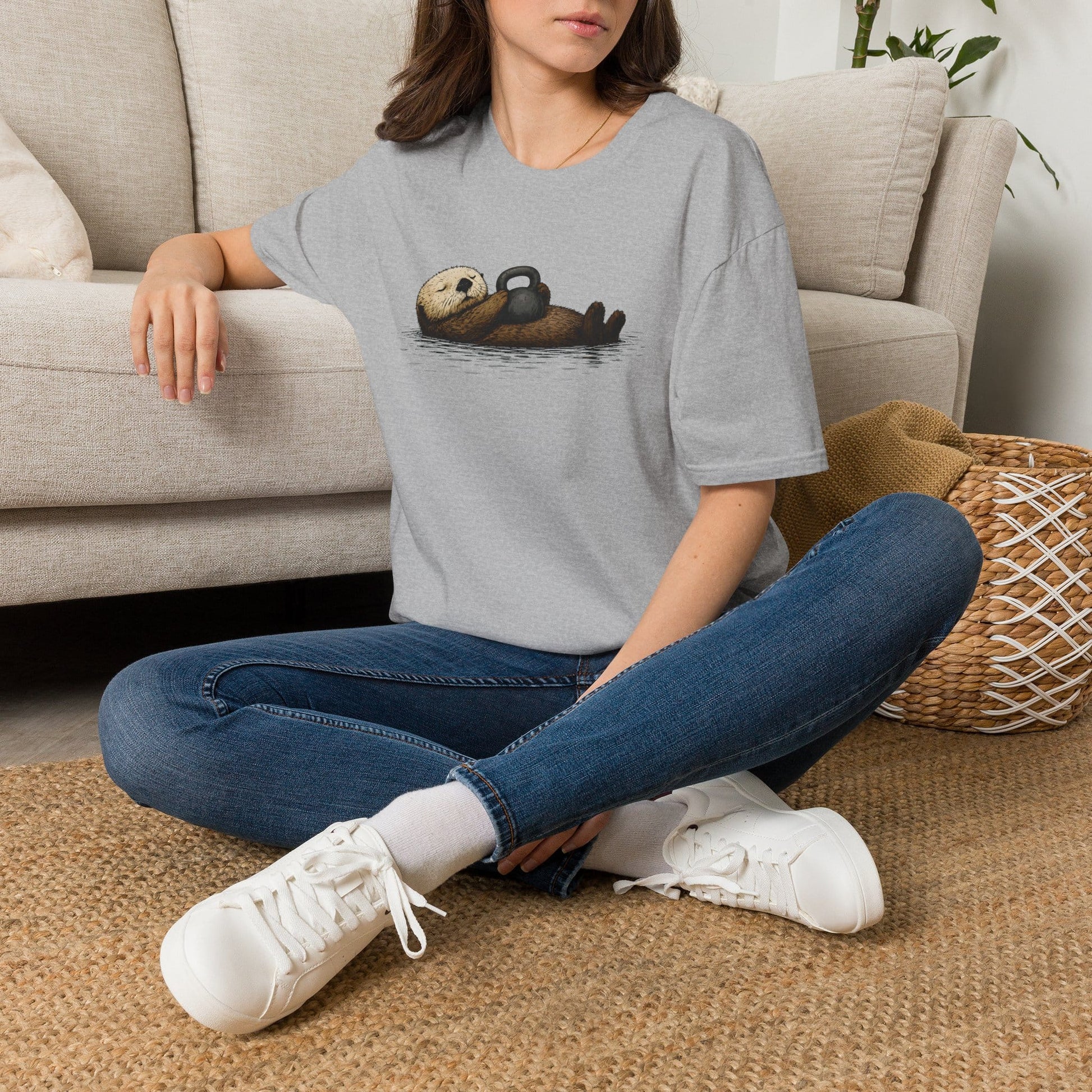 T-Shirt Otter Kettlebell T-Shirt