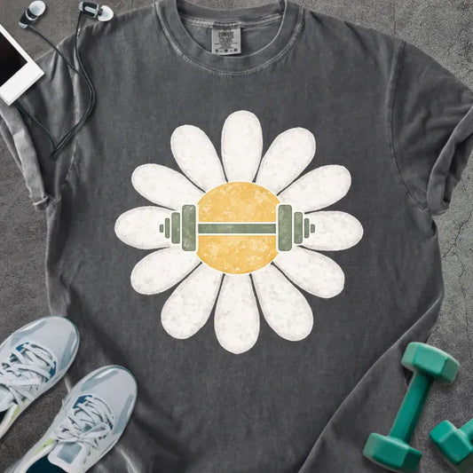 T-Shirt Pepper / S Daisy Barbell Heavyweight Tee