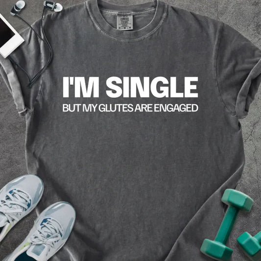 T-Shirt Pepper / S I'm Single Heavyweight Tee