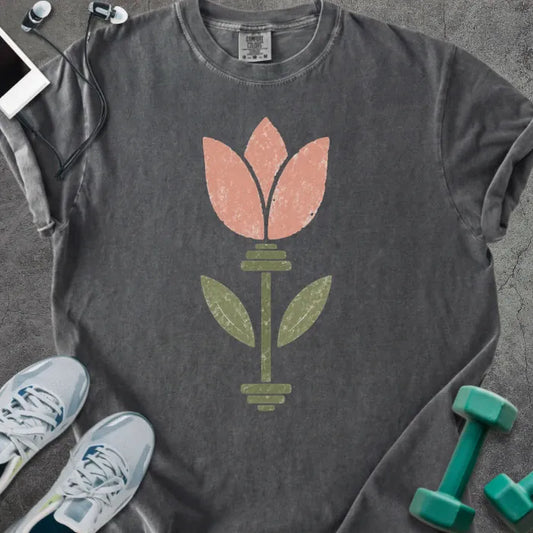 T-Shirt Pepper / S Tulip Barbell Heavyweight Tee