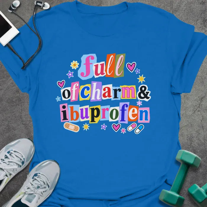 T-Shirt Royal / M Charm Ibuprofen T-Shirt