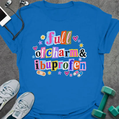 T-Shirt Royal / M Charm Ibuprofen T-Shirt