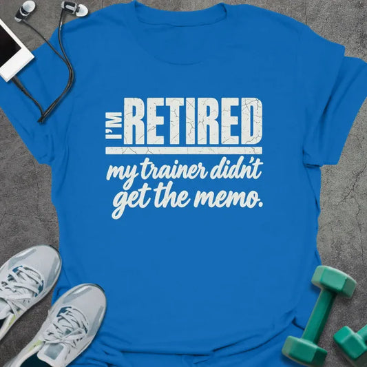 T-Shirt Royal / M Retired Memo T-Shirt