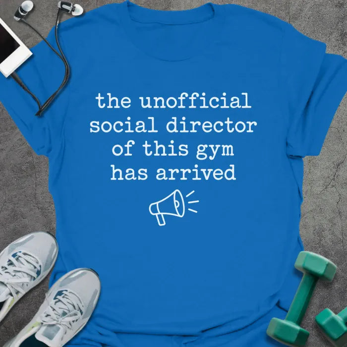 T-Shirt Royal / M Social Director T-Shirt