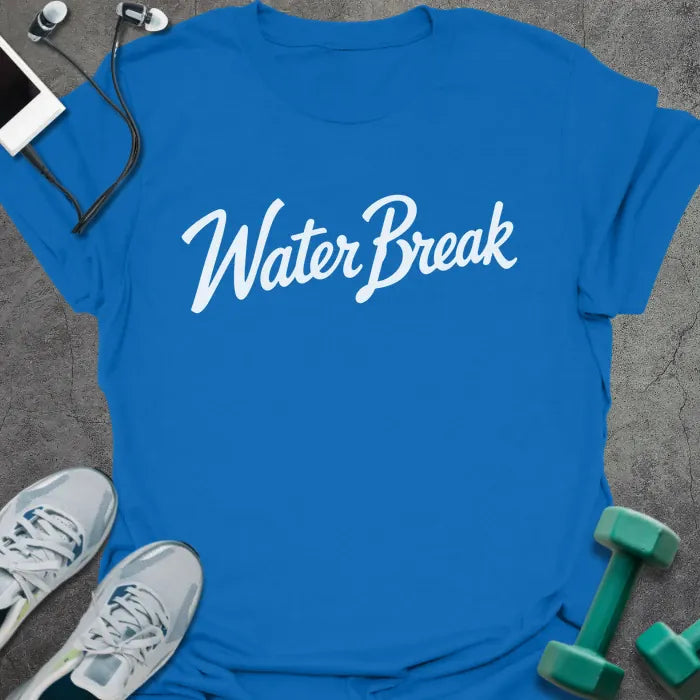 T-Shirt Royal / M Water Break T-Shirt