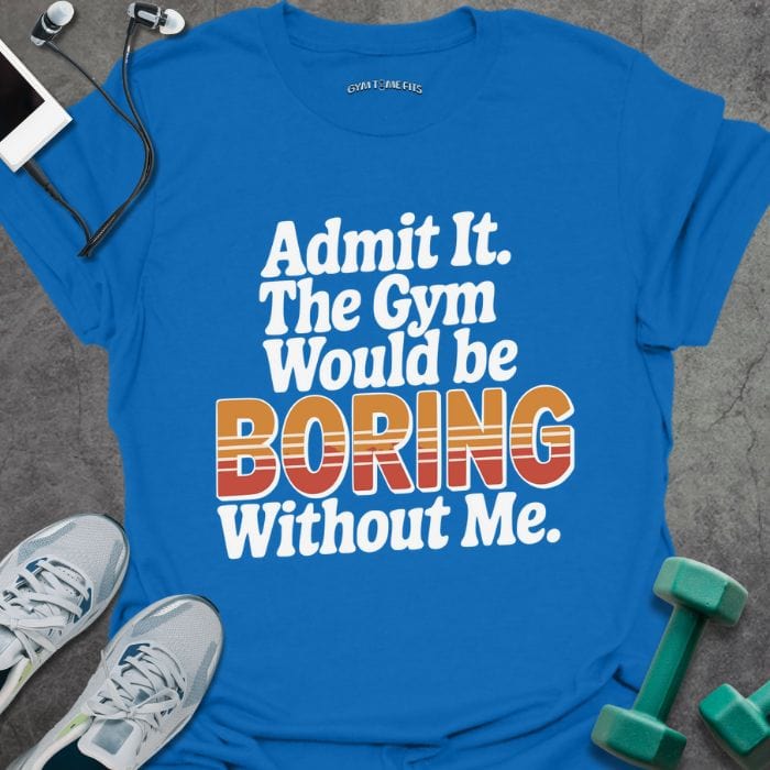T-Shirt Royal / S Admit It Retro T-Shirt