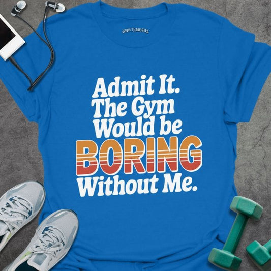 T-Shirt Royal / S Admit It Retro T-Shirt