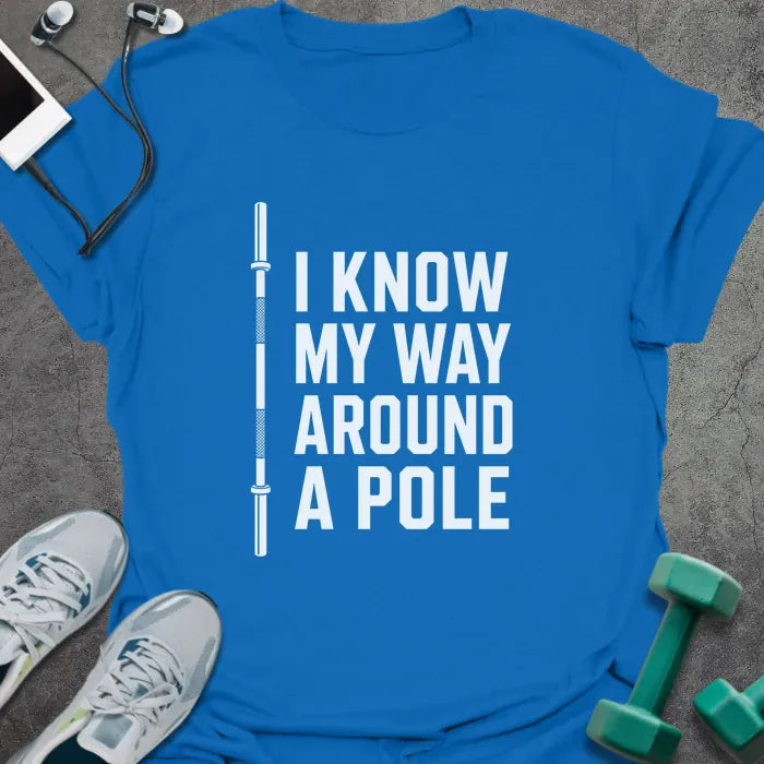 T-Shirt Royal / S Around Pole T-Shirt